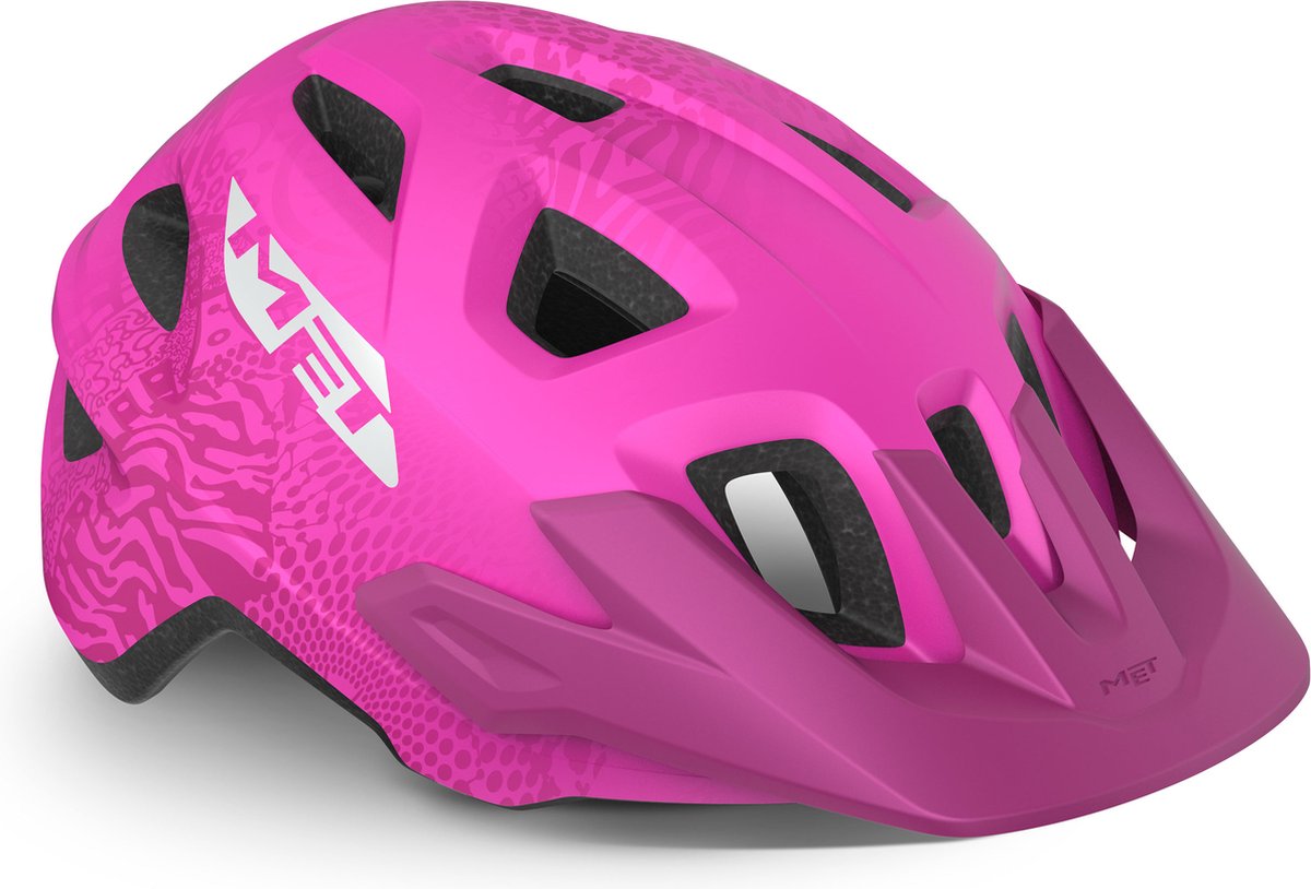 MET Eldar MIPS Fietshelm Jongens & Meisjes - Fietshelm Kinderen - Unisize - Pink Matt