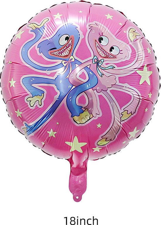 party Party® Thema Poppy Playtime Décoration Ballons en aluminium-Huggy  Wuggy-Kissy