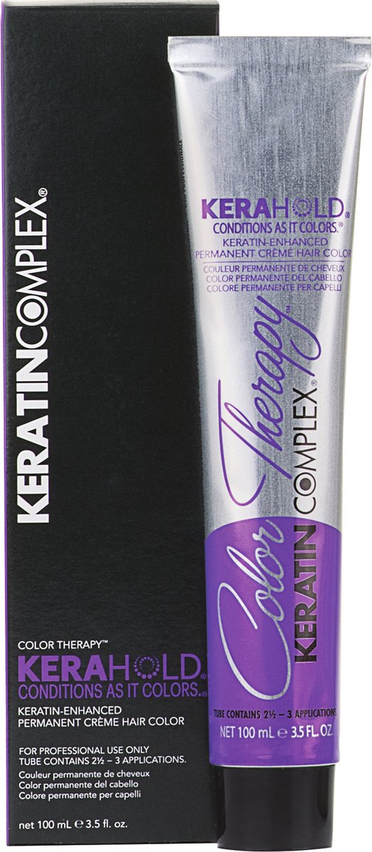 Keratin Complex Kerahold Color Therapy Keratin-Enhanced Permanent Crème Hair Color (7.3/7G Medium Golden Blonde)