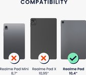 kwmobile hoes geschikt voor Realme Pad 10.4" - Back cover voor tablet - Tablet case