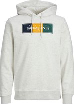 Jack & Jones - Heren Hoodies Jorcody Sweat Hood - Grijs - Maat S