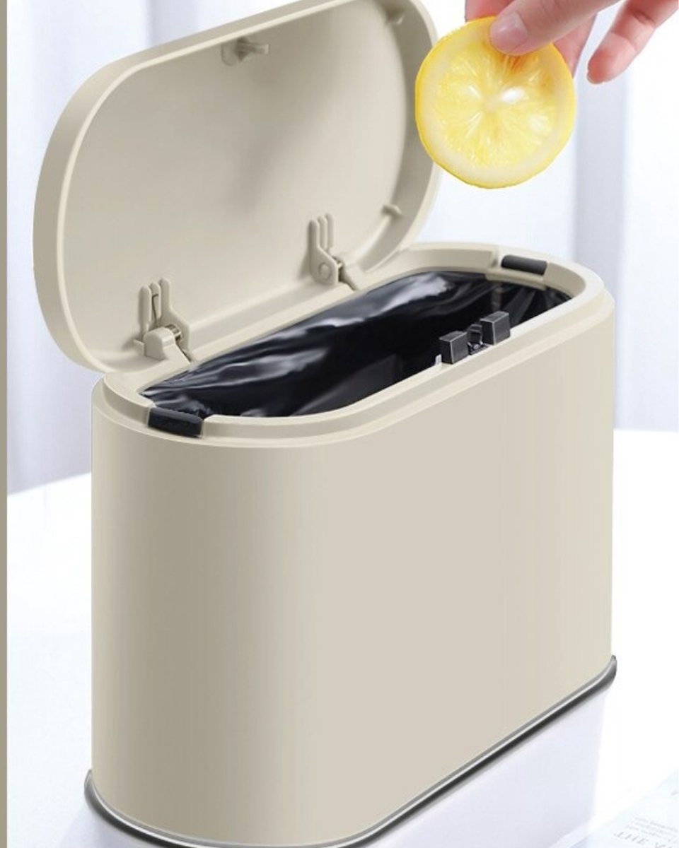 Katrin afvalbak met deksel 25ltr kunststof wit (92261), Katrin | Papier Katrin afvalbak met deksel 25ltr kunststof wit (92261), Katrin | Papier
