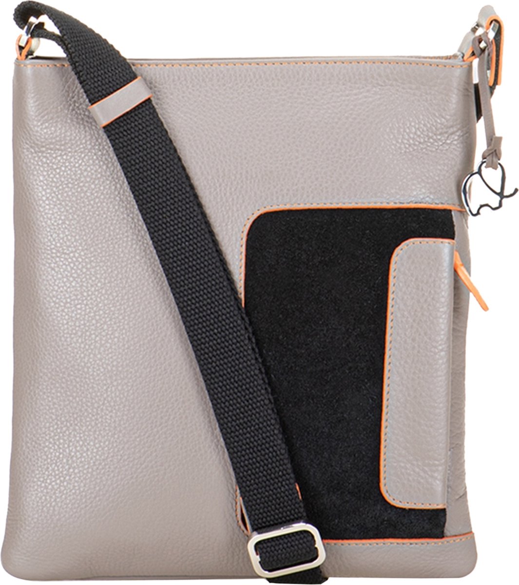 Mywalit Schoudertas leer 22 cm - Dames - fumo