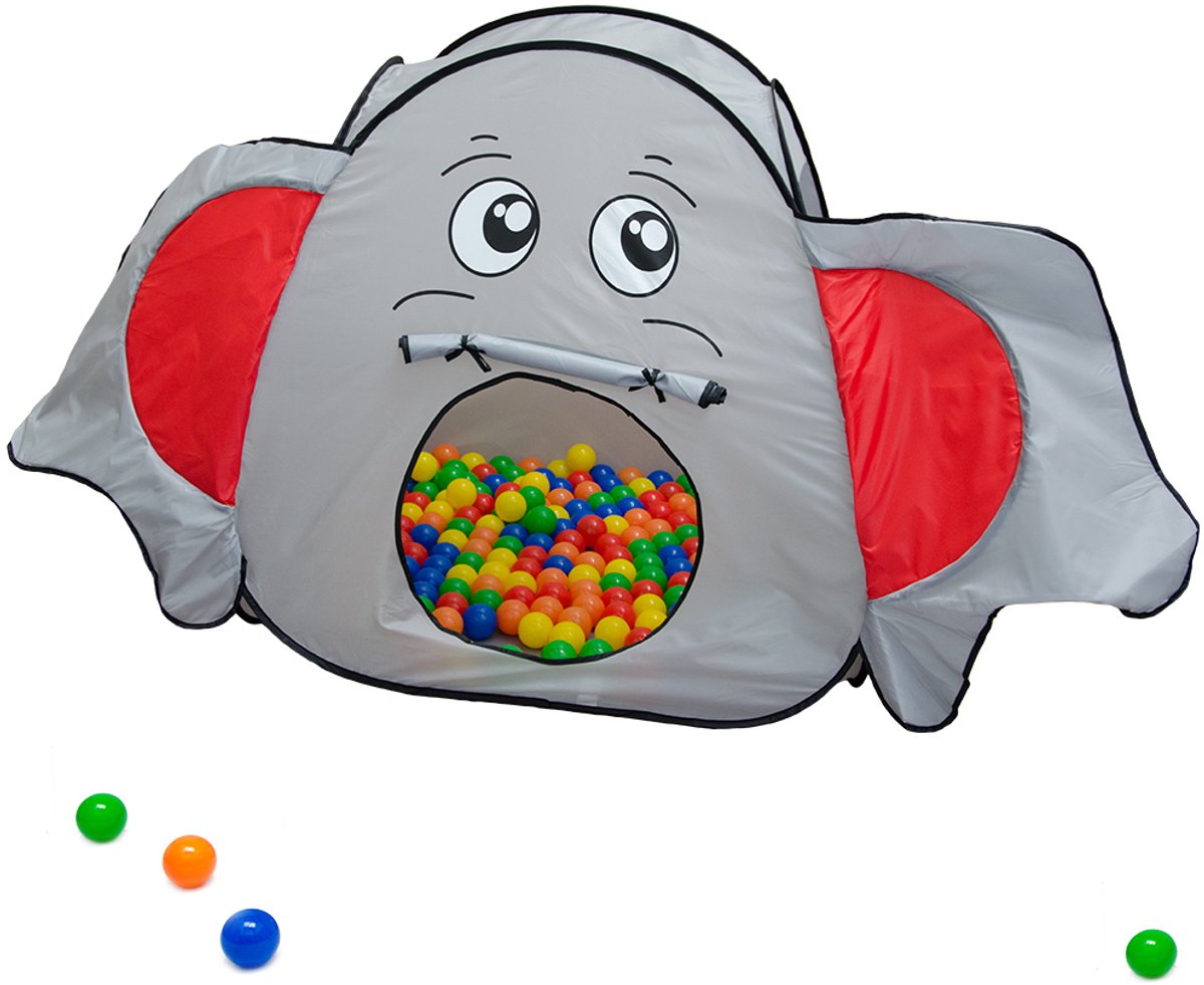 Opvouwbare Ballenbad Speeltent 100x100x102 Popup Peutertent Kindertent met Opbergtas voor Peuters