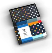 Magic Socks - De Triple Dots Box Maat (EUR) 42 - 47 - 3 paar in Special Giftbox - 3 paar sokken - sokken heren 42 47 - Punten sokken