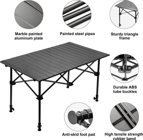 Camping Tafel - luxe opvouwbare Tafel van Merkloos — afbeelding 4