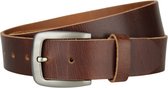 Fana Belts Heren Riem Bruin - Taillemaat 95 - Buffelleer - Broekriem - Riemen Heren