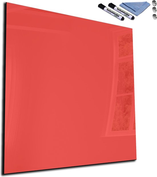 J&J Worldwide Glas-Whiteboard 1,8 X 9,5 M – Magnetisch, Rahmenlos | Inkl. Marker, Magnete, Radierer & Ablage | Für Büro, Homeoffice, Schule