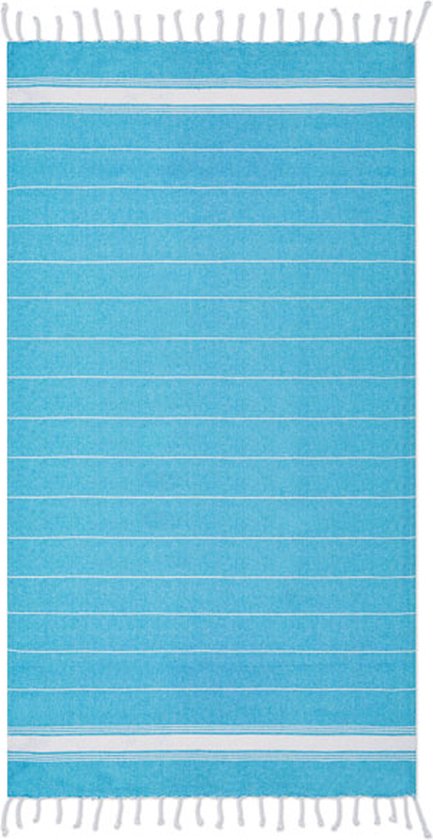 Hamamdoek - Handdoek - Handdoeken - Strandlaken - Badlaken - 170 x 90 cm - Katoen - lichtblauw - Moederdag cadeautje