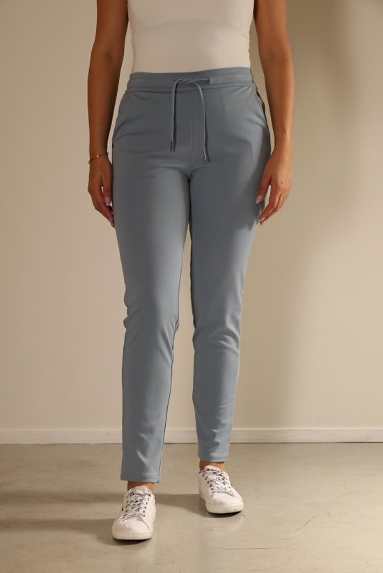 Dames broek New Star - dames chino broek Dover - blue - L30 - maat 34