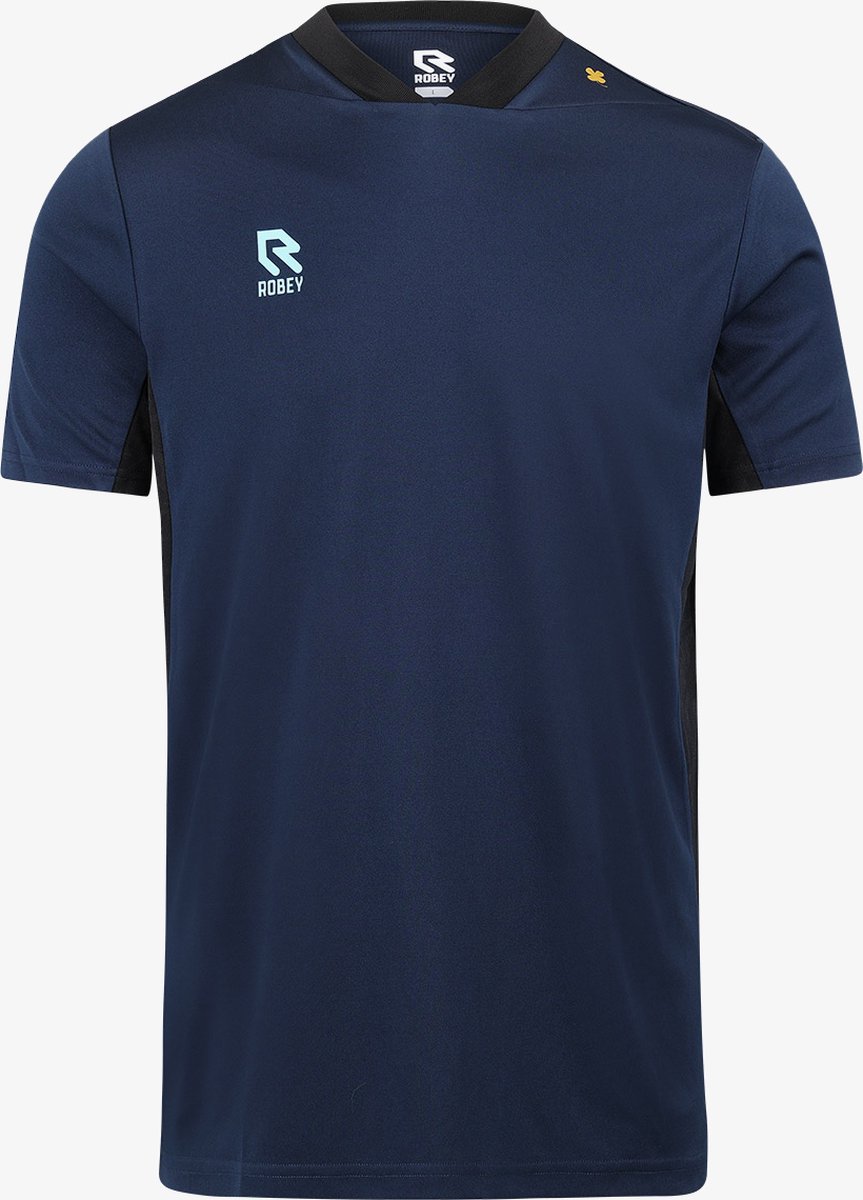 Robey Playmaker Shirt Korte Mouw Kinderen - Marine | Maat: 128