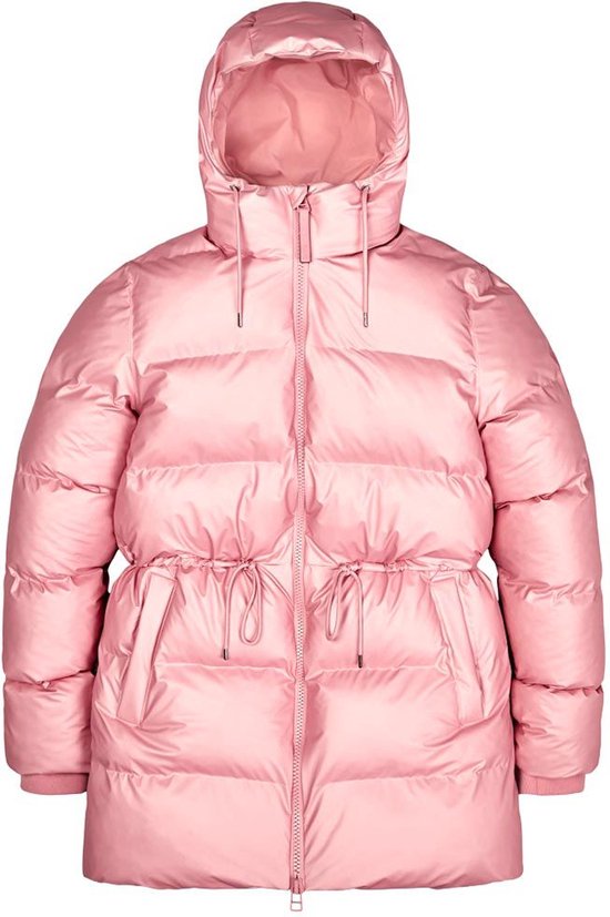 *gevoerd* RAINS 15370 puffer w jacket roze-S