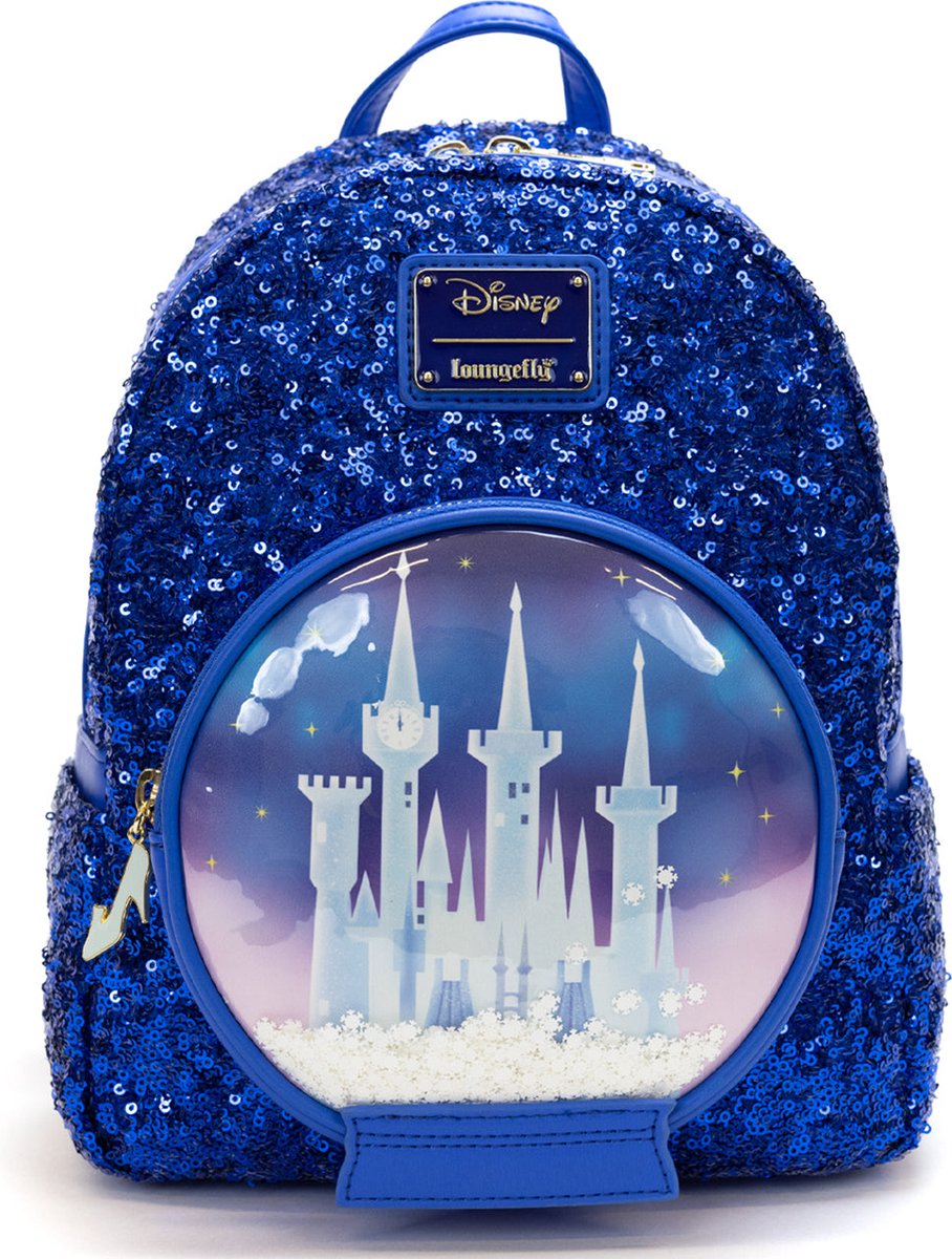 Disney Loungefly Backpack Cinderella Castle Sequin