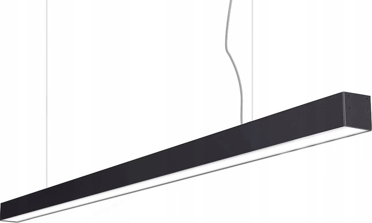 LED Linear Hangarmatuur 120cm 40W zwart 4500K 120grade