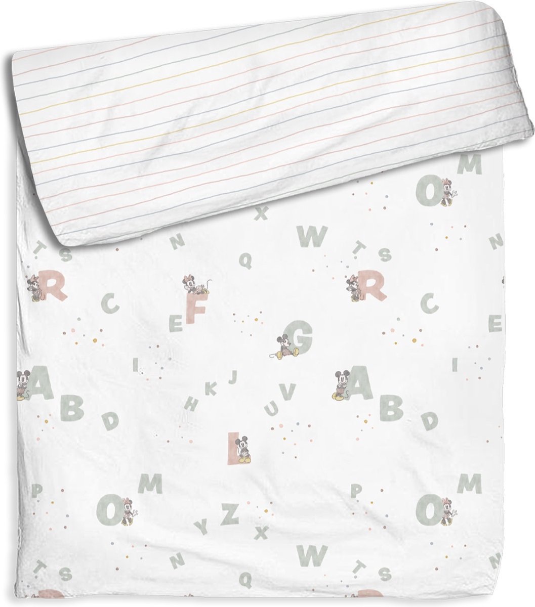 Disney Mickey & Minnie A to Z Cot duvet set