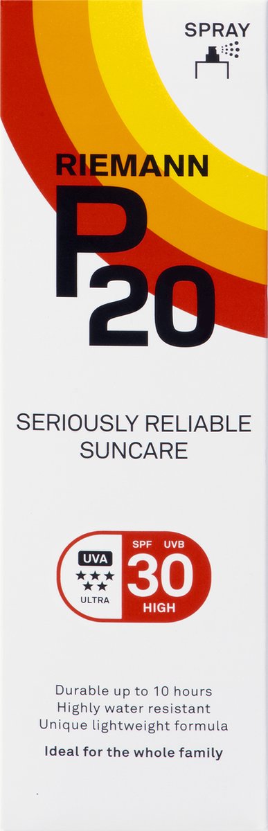 Riemann P20 Zonnebrand Spray SPF30 100ML