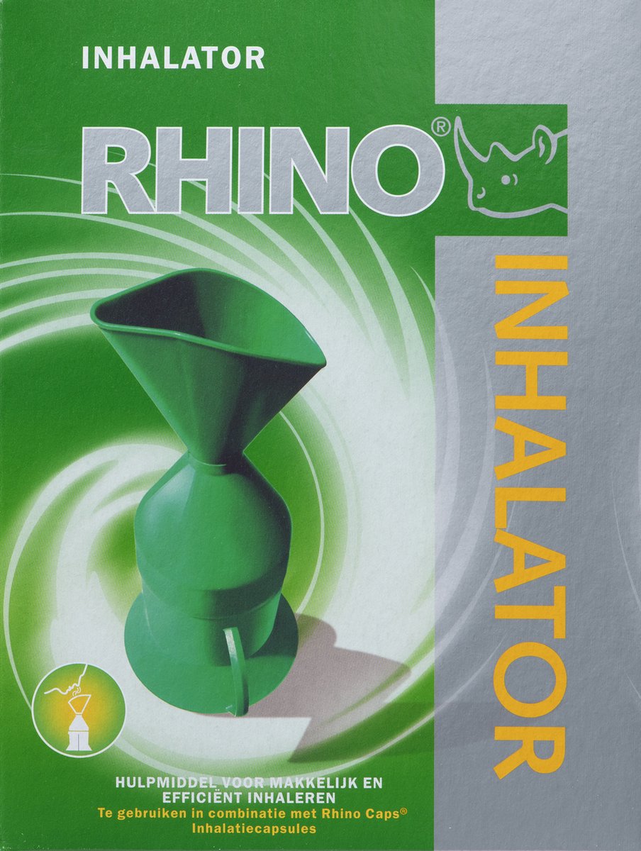Goedkoopste Rhino Inhalator - Stoommiddel om vrijer te ademen - 1 stuks