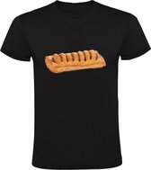 T-shirt homme Frikandelbun | frikandel | frikadel | casse-croûte | rouleau frikadel | épicerie | le déjeuner | sandwich | Curry