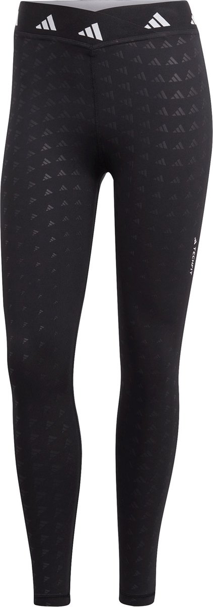 Adidas Tight Tech Fit Brand Love 7/8e Dames Zwart