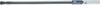 Douchegordijnstang - Zwart - Metaal - 80 tot 135 cm - Uitschuifbaar - Douche - Badkamer - Badgordijn