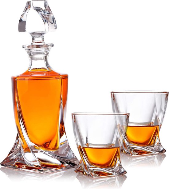 Whiskey Decanter Sets Whisky Decanter & Glass Set Crystal Decanter