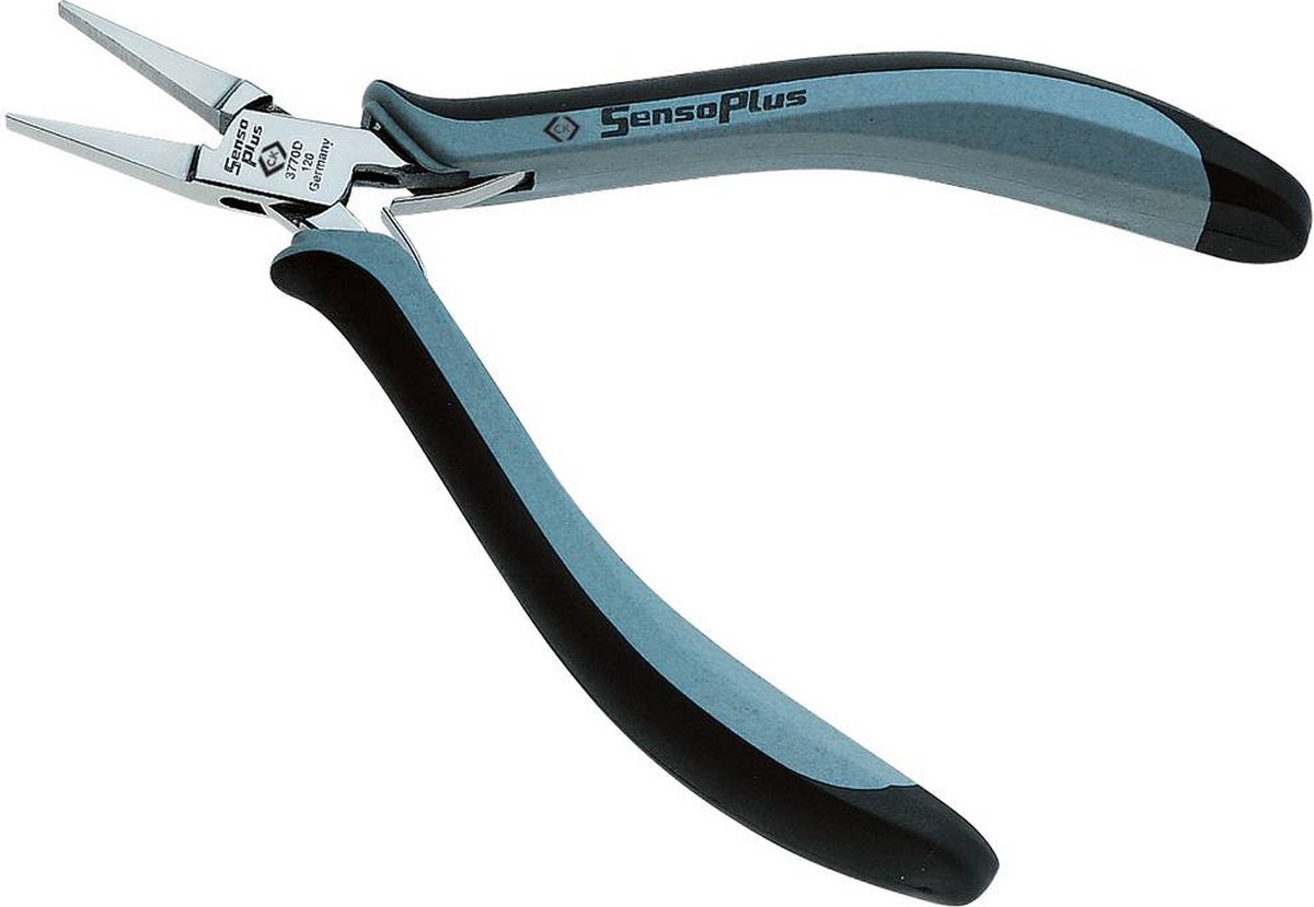 C.K T3770 1D120 Platte tang ESD Recht Carbonstaal 130 mm