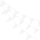 Slinger Vlaggenlijn Wit 10 Meter Verjaardag Bruiloft Slinger Voor Binnen En Buiten