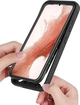 Samsung Galaxy S23 Rugged Case hoesje - Just in Case - Effen Zwart - Kunststof