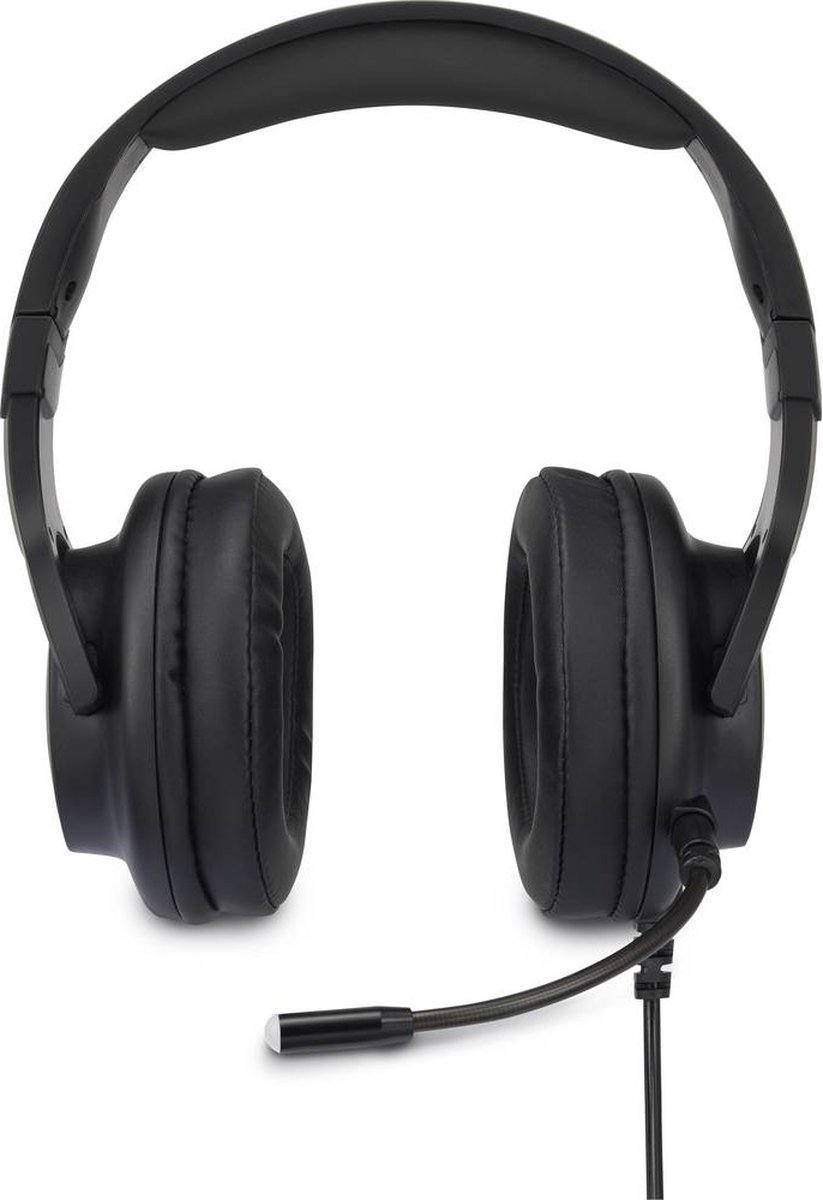 Renkforce Renkforce Over Ear headset Kabel Gamen 7.1 Surround Zwart Microfoon uitschakelbaar (mute), Volumeregeling