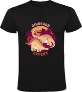 Dinosaur expert Heren T-shirt - dino - dinosaurus - world - dinosauriërs