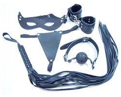 Starter SM Bondage Kit 5 Items - SM kit - Sexpakket voor koppels - Domina - Sex speeltjes - Sex toys - Erotiek - Bondage - Sexspelletjes voor mannen en vrouwen – Seksspeeltjes - Stimulator - Fetish set - SM set