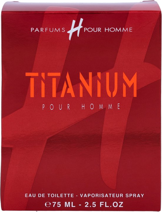 H POUR HOMME - Eau de Toilette Homme Titanium - 75 ml | bol.com