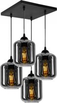 plafonnier noir lampe suspendue luxe industriel