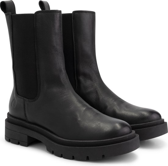 Zwarte boots dames leer sale