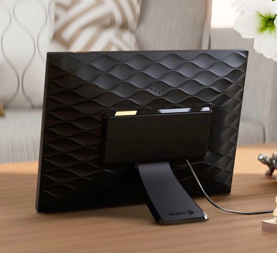 Nixplay 10,1 Zoll Digitaler Bilderrahmen – WLAN Smart Frame Mit Touchscreen, Classic Mat Schwarz