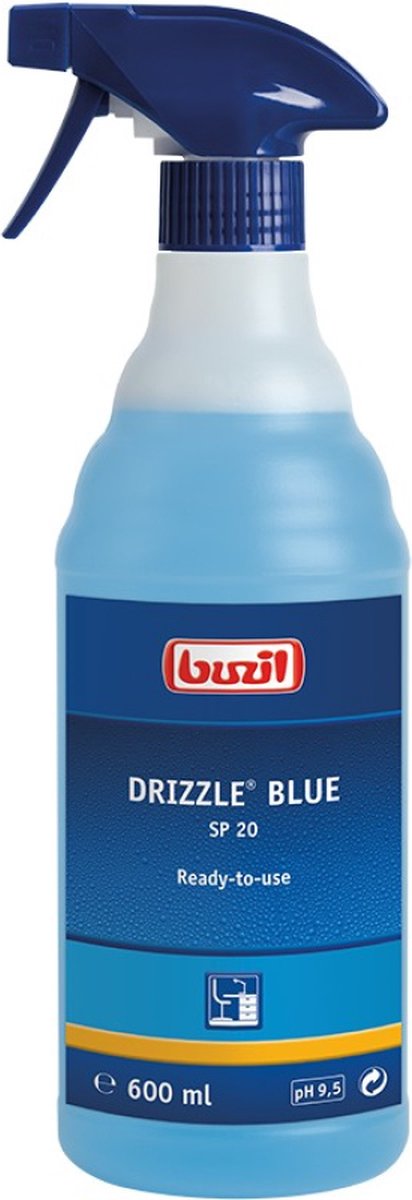 Buzil Drizzle bleu - Interieurreiniger | 600 ml | 600 ml