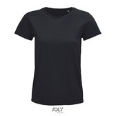 SOL'S - T-Shirt Pioneer Femme - Bleu Foncé - 100% Katoen Biologique - L