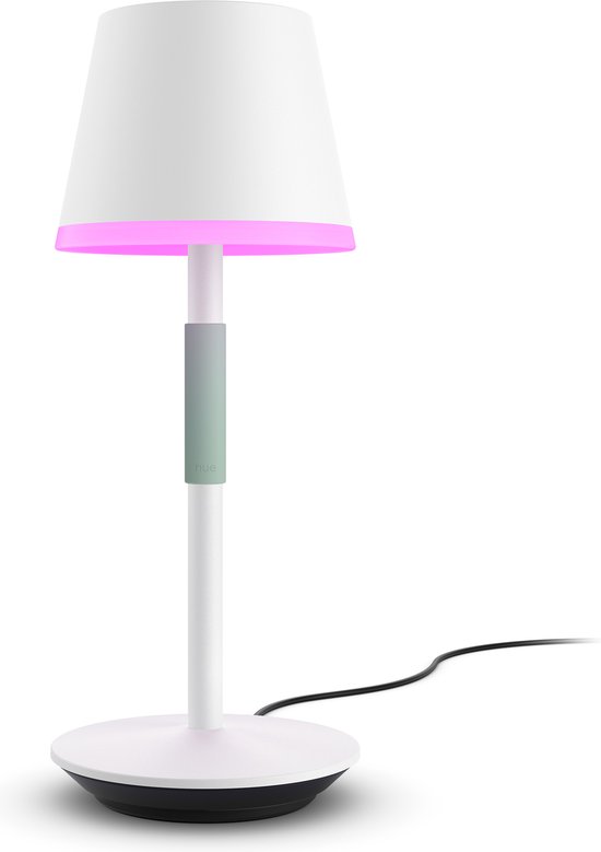 Tafellamp  Philips Hue Go draagbare tafellamp - wit en gekleurd licht - wit