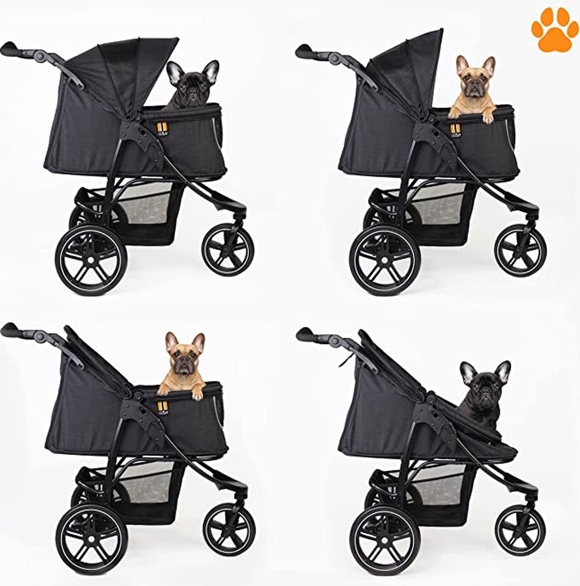 Hondenwagen / Pet stroller, foldable meet wielen, huisdier
