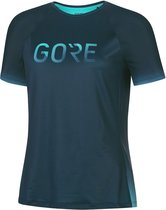 GORE® Wear Devotion Dames T- shirt Met Korte Mouwen - Orbit Blue / Scuba Blue - XS