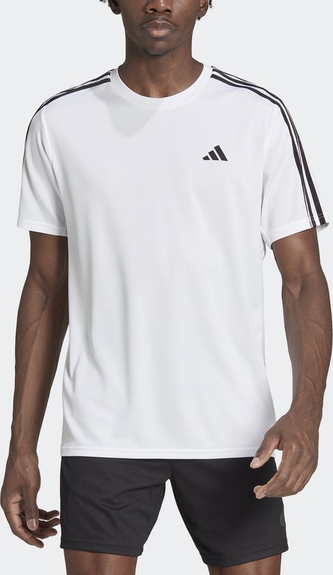 adidas Performance Train Essentials 3-Stripes Training T-shirt - Heren - Wit- 3XL
