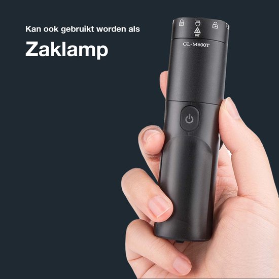 Giyo Fietsverlichting - sterk MTB licht 800 lumen - anti-verblinding - IP66 waterdicht — afbeelding 3