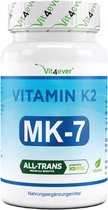Vitamine K2 - 365 tabletten - Hoogwaardige grondstof: Echte K2 met 99,7+% All Trans MK7 (K2VITAL® by Kappa) - Hooggedoseerd - Veganistisch - Vit4ever