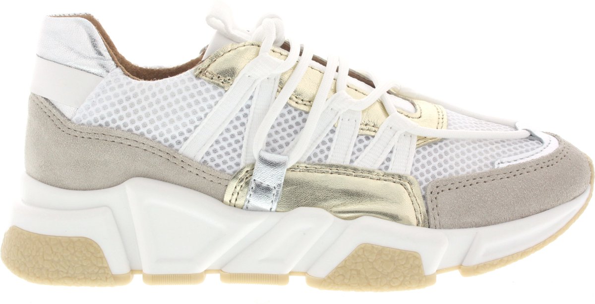 Dames Sneakers Dwrs Los Angeles White Yellow Gold Wit - Maat 37