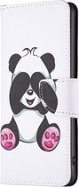 Panda beertje book case hoesje Telefoonhoesje geschikt voor Samsung Galaxy A54 5G