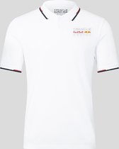 Red Bull Racing Logo Polo Wit 2023 XL - Max Verstappen - Sergio Perez - Oracle