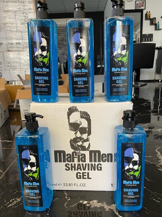 Mafia Men Scheergel Finishing Touch Gummy 1000 ml / 1 Kg Professioneel en Thuis gebruik