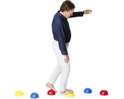 Gonge Plastieke Hemispheres - Rood - Leersysteem - Educatief Speelgoed - Motoriek