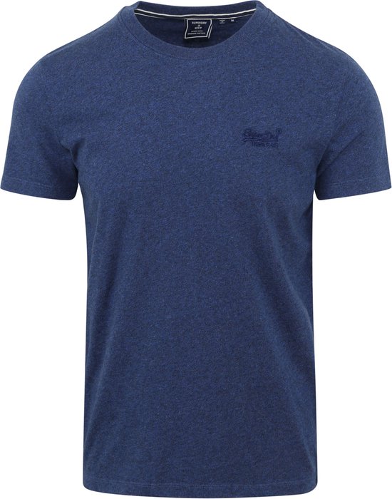 Superdry - Classic T-Shirt Donkerblauw Navy - Heren - Maat XXL - Modern-fit