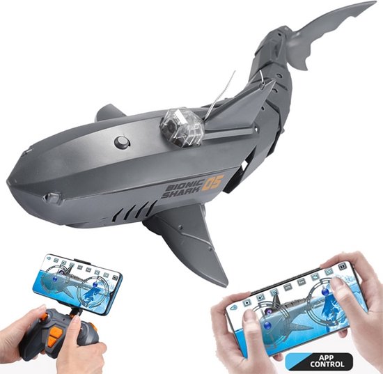 Requin contrôlable avec caméra - Bateau RC - Jouets - Jouets | bol